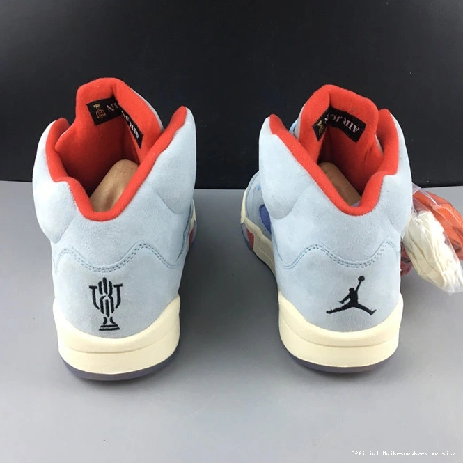 Official Maikesneakers CI1899- 4018 Room Trophy Ice Affordable Blue Jordan5 1013